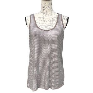 Vince sequin taupe tank women size M